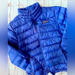 Blue Kids Patagonia puffer Coat